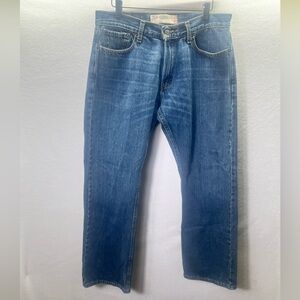Levi’s 514 Slim Straight leg Jeans Mens 34/30 Blue Denim Cotton work casual 1918